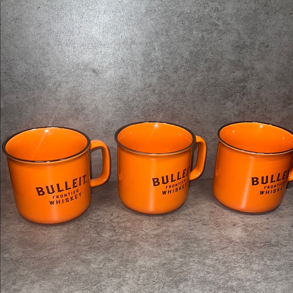 Bulleit Orange Whiskey Mugs Set
